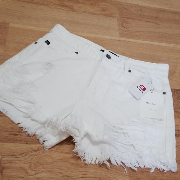 Buckle Pants - White denim shorts from Buckle size Medium